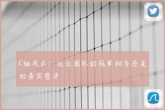C组风云:论法国队的冠军相与丹麦的务实哲学